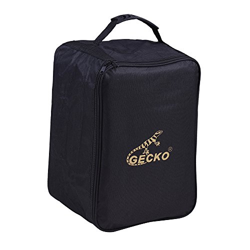 ammoon Caja Cajon Estándar para niños GECKO L03 Mochila Mochila 600D 5MM Acolchado de Algodón con Asa de Transporte Bandolera de Ammoon (Cajón Bolsa 1)