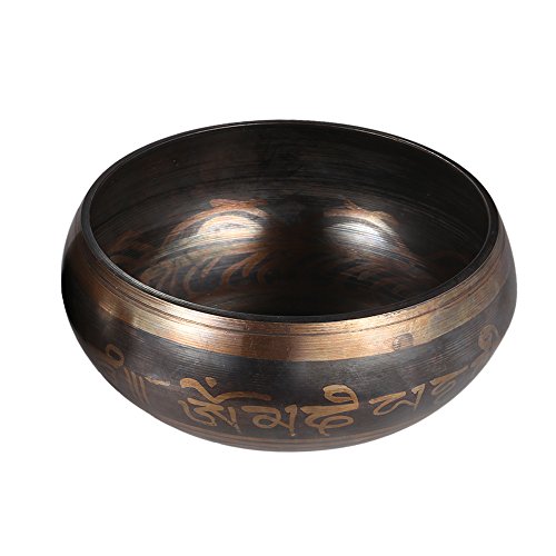 ammoon Tibetano de la Campana Metal Tazón de Cantar Exquisito 2,8 Pulgadas Hecho a Mano con el Delantero para el Budismo Meditación Budista & Relajación Curativa ammoon Tibetano de la Campana Metal Tazón de Cantar Exquisito 2,8 Pulgadas Hecho a Mano con el Delantero para el Budismo Meditación Budista & Relajación Curativa