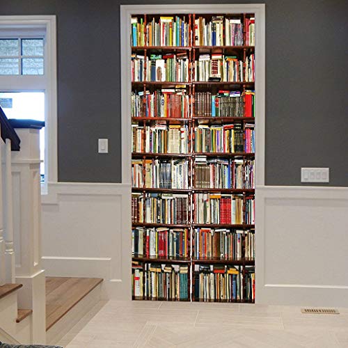 A.Monamour Pegatinas De Pared Estantería Estantería Llena De Libros Estudio Sala Escena Imagen Impresión 3D Vinilo Habitación Puerta Calcomanías Papel Tapiz Murales De Pared Pegatinas Carteles DIY A.Monamour Pegatinas De Pared Estantería Estantería Llena De Libros Estudio Sala Escena Imagen Impresión 3D Vinilo Habitación Puerta Calcomanías Papel Tapiz Murales De Pared Pegatinas Carteles DIY