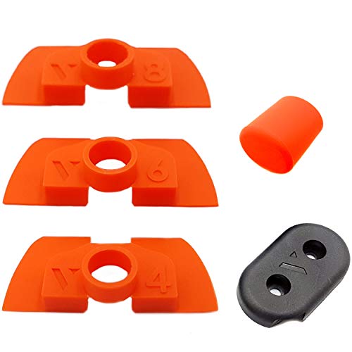 Amortiguador de Goma Flexible V2 Anti Holgura y Vibración Para Xiaomi Mijia M365 / Pro Scooter Eléctrico, Pieza Protección Led, M365 Accesorios, Patinete Electrico, Accesorios Mijia (Rojo) Amortiguador de Goma Flexible V2 Anti Holgura y Vibración Para Xiaomi Mijia M365 / Pro Scooter Eléctrico, Pieza Protección Led, M365 Accesorios, Patinete Electrico, Accesorios Mijia (Rojo)
