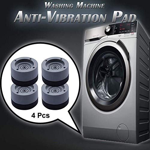 Amortiguador de Vibraciones para Lavadoras Queta 4pcs Universal Arandelas Antivibraciones para Lavadora y Secadora, Soporte de Goma Antivibración de Bajo Ruido (gris, 4 cm) Amortiguador de Vibraciones para Lavadoras Queta 4pcs Universal Arandelas Antivibraciones para Lavadora y Secadora, Soporte de Goma Antivibración de Bajo Ruido (gris, 4 cm)