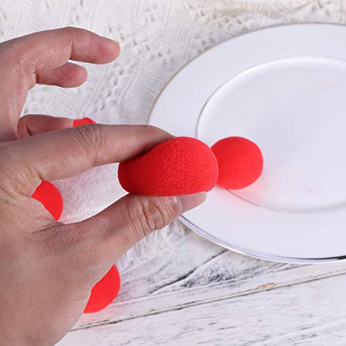 Amosfun 5 Piezas de Juguetes de Trucos de Esponja mágica con 4 Bolas de Esponja Rojas Juguetes de Trucos de Apoyo de Escenario (Rojo)