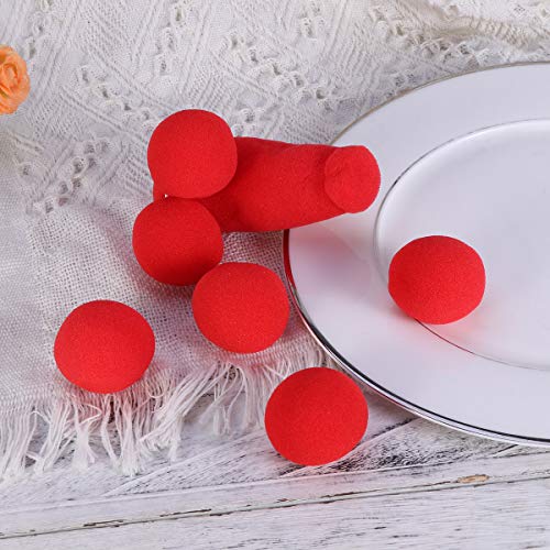 Amosfun Bolas de Esponja para Magia y Halloween Masquerade Decoración ROJA 5PCS