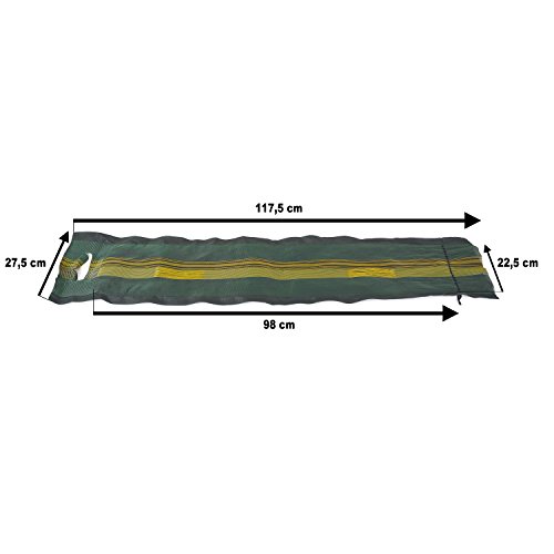 Ampel 24 - Set de 6 Bolsas de Arena con Mango y Tirante/Sacos vaciós Tejidas en monofilamento/contrapeso para jardín o Camping Ampel 24 - Set de 6 Bolsas de Arena con Mango y Tirante/Sacos vaciós Tejidas en monofilamento/contrapeso para jardín o Camping
