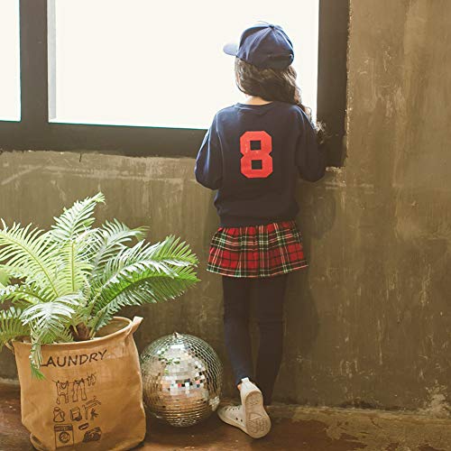 amropi Niñas Leggings Mallas Largas con Falda y Manga Larga Jersey Sudadera Tops 2 Piezas Traje Ropa Conjunto (Azul Marino,8-10 años) amropi Niñas Leggings Mallas Largas con Falda y Manga Larga Jersey Sudadera Tops 2 Piezas Traje Ropa Conjunto (Azul Marino,8-10 años)