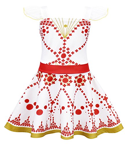 AmzBarley Disfraz de Bailarina de Felicie Vestido de Bailarina de Ballet para niños Fiesta de Rendimiento de niñas 3-4 Años