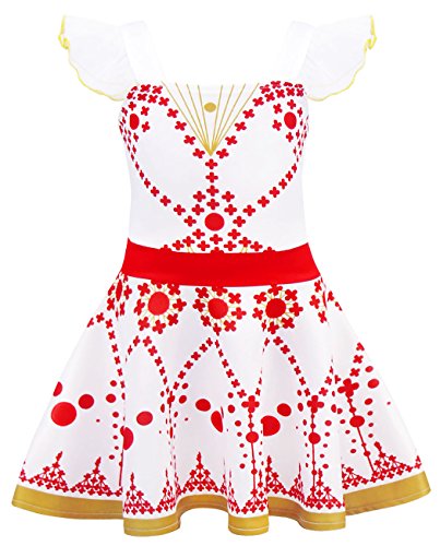 AmzBarley Disfraz de Bailarina de Felicie Vestido de Bailarina de Ballet para niños Fiesta de Rendimiento de niñas 3-4 Años