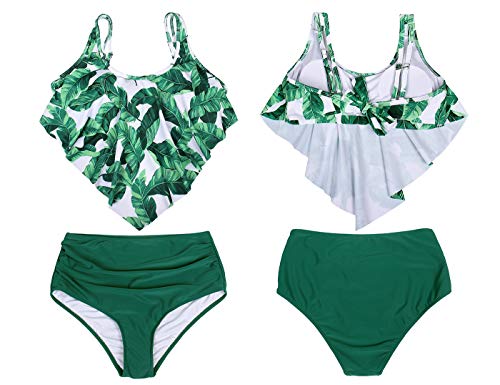 AmzBarley Traje de BaƱo BaƱador de Mujer Tankini Push up Dos Piezas Conjuntos,Sexy Bikinis Mujer Braga Alta Cintura y sin Manga Acolchado Bra Top con Volantes Set Verano Playa Ropa Beachwear,339A/XL AmzBarley Traje de BaƱo BaƱador de Mujer Tankini Push up Dos Piezas Conjuntos,Sexy Bikinis Mujer Braga Alta Cintura y sin Manga Acolchado Bra Top con Volantes Set Verano Playa Ropa Beachwear,339A/XL