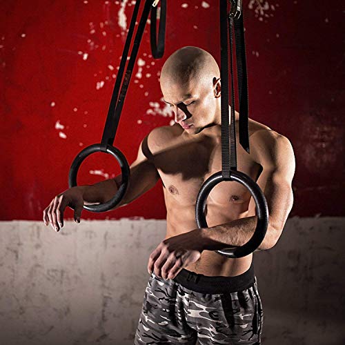 amzdeal Anillos de Gimnasia Olímpico Anillos de Gimnasia ABS Profesional con Hebillas Ajustables para Entrenamiento (Capacidad de Carga es de 400kg-Un Par) (16.5cm) (23.3cm) amzdeal Anillos de Gimnasia Olímpico Anillos de Gimnasia ABS Profesional con Hebillas Ajustables para Entrenamiento (Capacidad de Carga es de 400kg-Un Par) (16.5cm) (23.3cm)