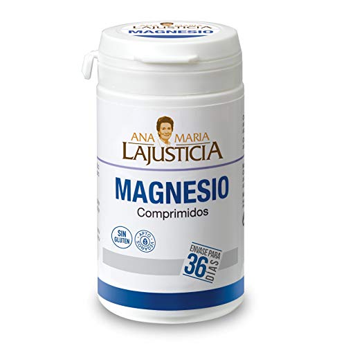 Ana Maria Lajusticia - Cloruro de magnesio – 147 comp. Disminuye el cansancio y la fatiga, mejora el funcionamiento del sistema nervioso. Apto para veganos. Envase para 36 días de tratamiento. Ana Maria Lajusticia - Cloruro de magnesio – 147 comp. Disminuye el cansancio y la fatiga, mejora el funcionamiento del sistema nervioso. Apto para veganos. Envase para 36 días de tratamiento.
