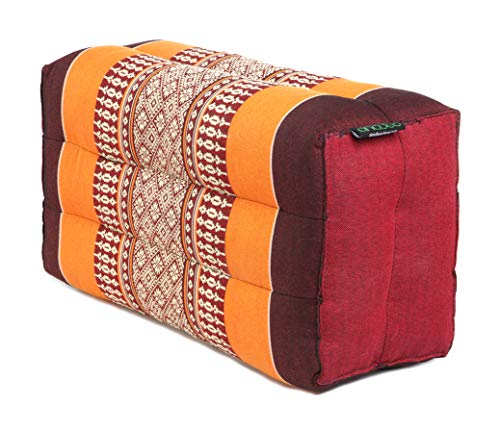ANADEO YogaProducts Standard - Cojín de Yoga y Meditación Estándar Zafu - Kapok de Allta Densidad 100% Natural - Comodidad y Firmeza - Estabilidad del Asiento - Borgoña Naranja - X1 ANADEO YogaProducts Standard - Cojín de Yoga y Meditación Estándar Zafu - Kapok de Allta Densidad 100% Natural - Comodidad y Firmeza - Estabilidad del Asiento - Borgoña Naranja - X1
