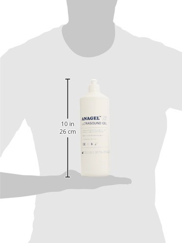 Anagel - Gel conductor de ultrasonidos para monitor fetal Doppler (1 L)