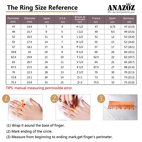 AnazoZ Anillo Acero Inoxidable Hombre Anillo Hombre Anillo Cuadrado Rectangular Negro Anillo Plata Ballet Anillo Talla 20 AnazoZ Anillo Acero Inoxidable Hombre Anillo Hombre Anillo Cuadrado Rectangular Negro Anillo Plata Ballet Anillo Talla 20