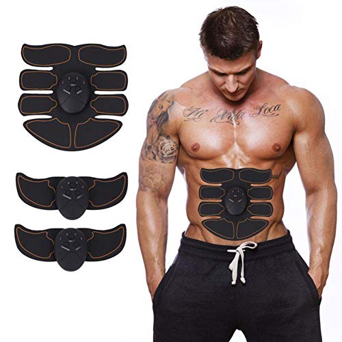 ANBANG Estimulador Muscular para Hombres, Estimulación Corporal, Máquina Inalámbrica para Adelgazar, Ejercitador De Músculos Abdominales, Herramientas De Estiramiento Facial Corporal