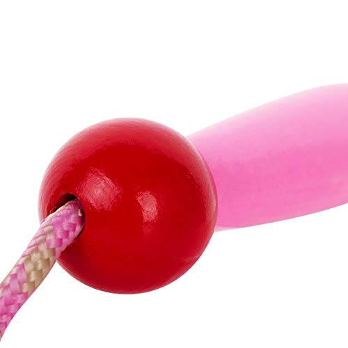 ANBET Cuerda de Saltar de Madera para niños Equipo de Deportes para Estudiantes de Cuerda de Saltar para Juegos Divertidos, quemagrasas, condición física (2.8M / 9.2 pies ANBET Cuerda de Saltar de Madera para niños Equipo de Deportes para Estudiantes de Cuerda de Saltar para Juegos Divertidos, quemagrasas, condición física (2.8M / 9.2 pies