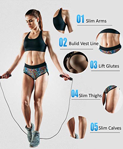 Ancaiqi Cuerda para Saltar, Mango Antideslizante Espuma Suave Cuerda Ajustable Rodamientos Bolas Velocidad Comba de Crossfit para Fitness Crossfit Boxeo MMA Hombre Mujer Niños-2.8M Ancaiqi Cuerda para Saltar, Mango Antideslizante Espuma Suave Cuerda Ajustable Rodamientos Bolas Velocidad Comba de Crossfit para Fitness Crossfit Boxeo MMA Hombre Mujer Niños-2.8M