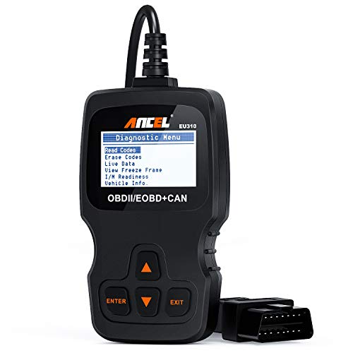 ANCEL EU310 OBD II Escáner Universal Clásica Multimarca Herramienta de Diagnóstico OBD2 Lector de Códigos de Error del Motor para Vehículos Diésel y Gasolina Manual en Español(Versión Electrónica) ANCEL EU310 OBD II Escáner Universal Clásica Multimarca Herramienta de Diagnóstico OBD2 Lector de Códigos de Error del Motor para Vehículos Diésel y Gasolina Manual en Español(Versión Electrónica)