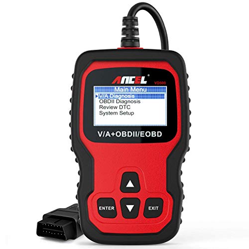 ANCEL VD500 Escáner de Diagnóstico de Sistema Completo para Volkswagen VW Audi Skoda Seat Lector de Código OBD2 EPB ABS SRS Cambio de Aceite del Motor y Restablecimiento de Las Pastillas de Freno ANCEL VD500 Escáner de Diagnóstico de Sistema Completo para Volkswagen VW Audi Skoda Seat Lector de Código OBD2 EPB ABS SRS Cambio de Aceite del Motor y Restablecimiento de Las Pastillas de Freno