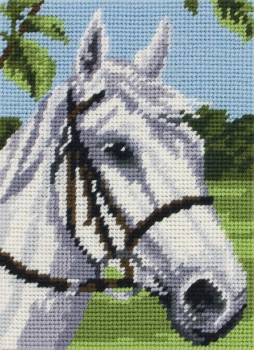 Anchor - Patrón para tapiz (nivel principante), diseño de caballo
