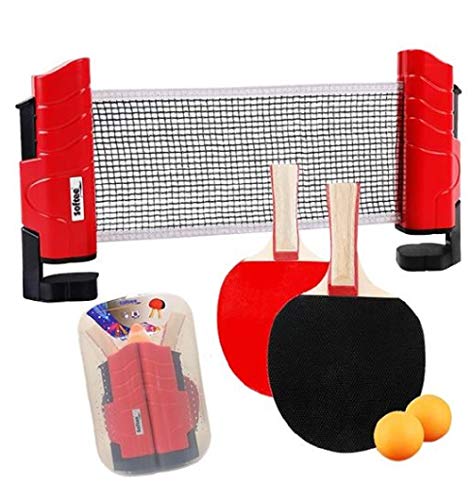 AND TREND Softee Kit Tenis Mesa 2 Palas con Red y 2 Bolas