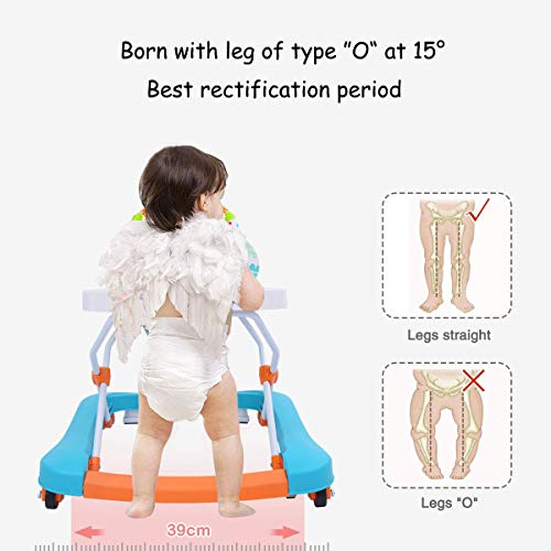 Andador para Bebé Primeros pasos Andador Redondo Multifuncional Baby Go, Andador Plegable de Música para Niños Pequeños de Primer Paso con Bandeja de Alimentación EN1273:2005 Andador para Bebé Primeros pasos Andador Redondo Multifuncional Baby Go, Andador Plegable de Música para Niños Pequeños de Primer Paso con Bandeja de Alimentación EN1273:2005