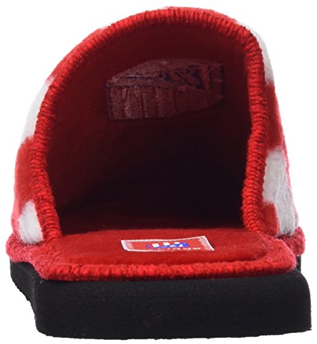 Andinas, Zapatillas de casa Unisex, Multicolor (RAYAS BLANCO-ROJO BORD. ATCO. MADRID), 41 EU Andinas, Zapatillas de casa Unisex, Multicolor (RAYAS BLANCO-ROJO BORD. ATCO. MADRID), 41 EU