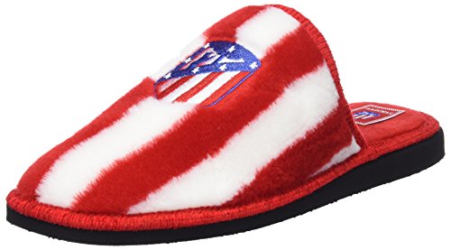 Andinas, Zapatillas de casa Unisex, Multicolor (RAYAS BLANCO-ROJO BORD. ATCO. MADRID), 41 EU Andinas, Zapatillas de casa Unisex, Multicolor (RAYAS BLANCO-ROJO BORD. ATCO. MADRID), 41 EU