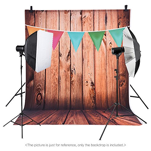 Andoer 1.5 * 2m Fondo Fotografía Telón de Fondo Patrón de Colores de la Bandera de Pared de Madera para Niños Bebé Estudio de Foto Andoer 1.5 * 2m Fondo Fotografía Telón de Fondo Patrón de Colores de la Bandera de Pared de Madera para Niños Bebé Estudio de Foto