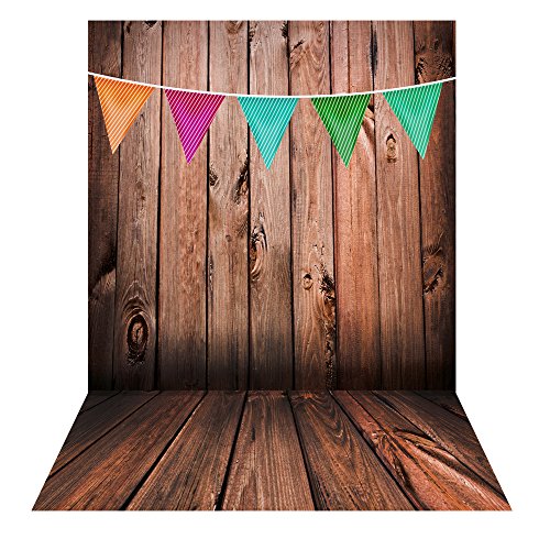 Andoer 1.5 * 2m Fondo Fotografía Telón de Fondo Patrón de Colores de la Bandera de Pared de Madera para Niños Bebé Estudio de Foto Andoer 1.5 * 2m Fondo Fotografía Telón de Fondo Patrón de Colores de la Bandera de Pared de Madera para Niños Bebé Estudio de Foto
