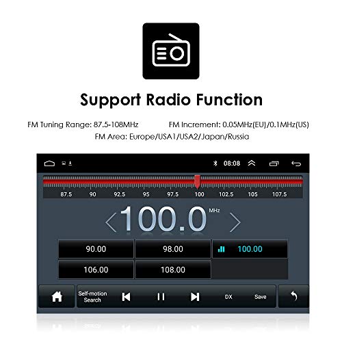 Android 9.0 Car Navigation admite Radio FM Bluetooth WiFi Mirror-Link Fit para Ford Focus Exi en 2004 2005 2006 2007 2008 2009 2010 2011