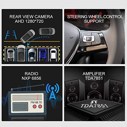 Android 9.1 9 Pulgadas Estéreo Multimedia GPS Navegación para Kia Sportage 2010-2015 con FM Am RDS AUTORADIO, Soporta Dab DSP/BT Mano Libre/Volante/Mirror Enlace