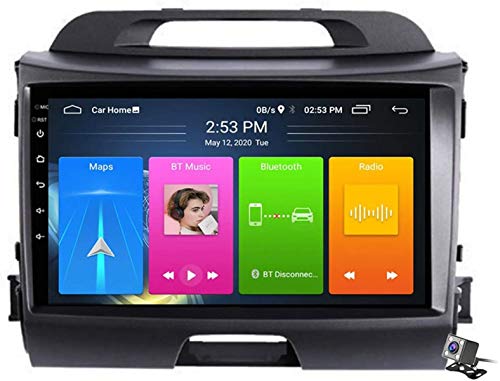 Android 9.1 9 Pulgadas Estéreo Multimedia GPS Navegación para Kia Sportage 2010-2015 con FM Am RDS AUTORADIO, Soporta Dab DSP/BT Mano Libre/Volante/Mirror Enlace Android 9.1 9 Pulgadas Estéreo Multimedia GPS Navegación para Kia Sportage 2010-2015 con FM Am RDS AUTORADIO, Soporta Dab DSP/BT Mano Libre/Volante/Mirror Enlace