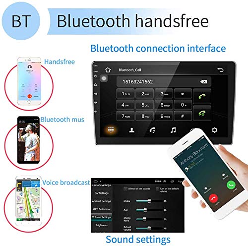 Android Radio Coche 2 DIN GPS Navi Autoradio estéreo Camecho 10'' Pantalla táctil Bluetooth FM Receptor Teléfono móvil Enlace de Espejo con Doble USB + Cámara Trasera Android Radio Coche 2 DIN GPS Navi Autoradio estéreo Camecho 10'' Pantalla táctil Bluetooth FM Receptor Teléfono móvil Enlace de Espejo con Doble USB + Cámara Trasera