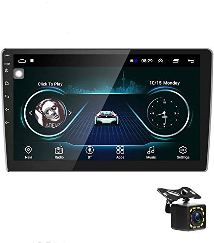 Android Radio Coche 2 DIN GPS Navi Autoradio estéreo Camecho 10'' Pantalla táctil Bluetooth FM Receptor Teléfono móvil Enlace de Espejo con Doble USB + Cámara Trasera Android Radio Coche 2 DIN GPS Navi Autoradio estéreo Camecho 10'' Pantalla táctil Bluetooth FM Receptor Teléfono móvil Enlace de Espejo con Doble USB + Cámara Trasera