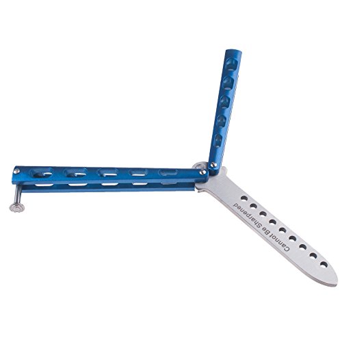 Andux Zone - Herramienta de entrenamiento plegable de metal con agujeros, hoja no ofensiva CS/HDD04 Andux Zone - Herramienta de entrenamiento plegable de metal con agujeros, hoja no ofensiva CS/HDD04