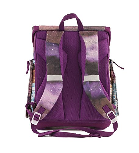 Anekke Ergo Schulranzen/Ergonomic Backpack FIDLOCK Balerina Mochila tipo casual, 42 cm, 23 liters, Multicolor (Balerina)