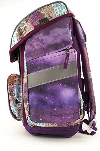 Anekke Ergo Schulranzen/Ergonomic Backpack FIDLOCK Balerina Mochila tipo casual, 42 cm, 23 liters, Multicolor (Balerina)