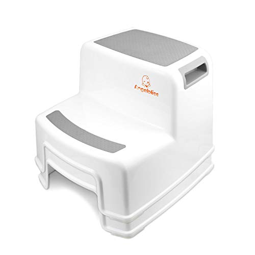 Angelbliss Taburete con doble escalón para niños, taburete para niños pequeños para niños en la cama, baño(Gris Conjunto de dos piezas) Angelbliss Taburete con doble escalón para niños, taburete para niños pequeños para niños en la cama, baño(Gris Conjunto de dos piezas)