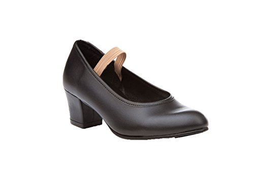 ANGELITOS Zapatos Sevillana Profesional Piel Negro Punta Tacón Metálicos, Mod.303, Calzado Made In Spain. (39) ANGELITOS Zapatos Sevillana Profesional Piel Negro Punta Tacón Metálicos, Mod.303, Calzado Made In Spain. (39)