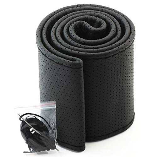 Angelo Caro(TM) DIY Fundas para volante con Agujas e hilo Color Negro Angelo Caro(TM) DIY Fundas para volante con Agujas e hilo Color Negro