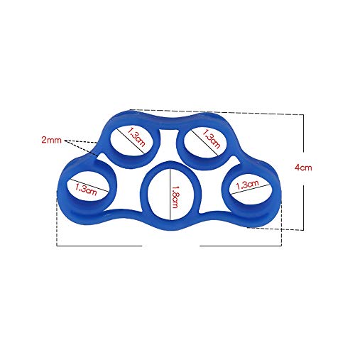 Anillo de Ejercicio y ejercitador de Dedos, fortalecedor de Agarre de Mano Kit de Entrenamiento de Agarre de antebrazo Alivio del Dolor de la muñeca y el Pulgar, Mejorar los músculos del Brazo