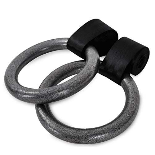 Anillo de gimnasia fina 1 par de anillos de gimnasia gimnasia entrenamiento de pull-ups equipos de gimnasia casera de interior estiramiento ejercicios de estiramiento dispositivo de tracción anillos d