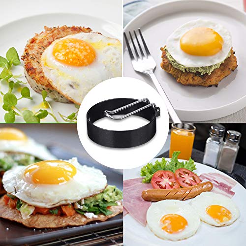 Anillo de Huevo, Egg Rings, Anillos de huevo antiadherentes, 4 pcs Inoxidable Tortilla de Cocina de Molde Antiadherente Molde de Huevo Frito Herramienta de cocción para Muffins de Huevo/panqueques Anillo de Huevo, Egg Rings, Anillos de huevo antiadherentes, 4 pcs Inoxidable Tortilla de Cocina de Molde Antiadherente Molde de Huevo Frito Herramienta de cocción para Muffins de Huevo/panqueques