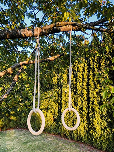 Anillos de gimnasia/cross fit/ fitness de madera multilaminada/terciada (170 mm) Anillos de gimnasia/cross fit/ fitness de madera multilaminada/terciada (170 mm)