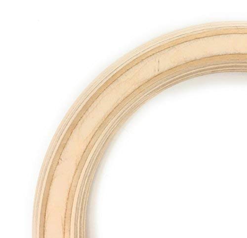 Anillos de gimnasia/cross fit/ fitness de madera multilaminada/terciada (170 mm) Anillos de gimnasia/cross fit/ fitness de madera multilaminada/terciada (170 mm)