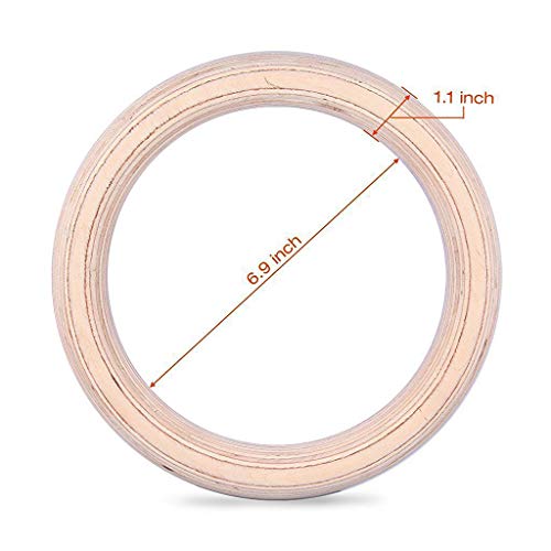 Anillos De Madera Para Gimnasia 1500lbs / 992lbs Con Hebilla De Leva Ajustable 14.76ft Correas Largas Anillos De Ejercicio Anillos De Entrenamiento Antideslizantes Gimnasio En Casa Entrenamiento Anillos De Madera Para Gimnasia 1500lbs / 992lbs Con Hebilla De Leva Ajustable 14.76ft Correas Largas Anillos De Ejercicio Anillos De Entrenamiento Antideslizantes Gimnasio En Casa Entrenamiento