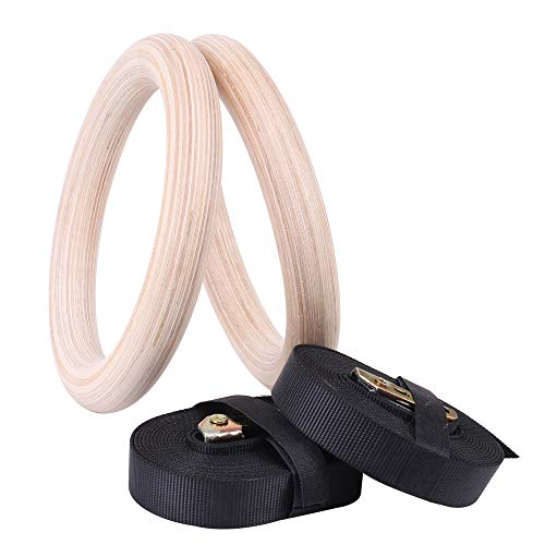 Anillos De Madera Para Gimnasia 1500lbs / 992lbs Con Hebilla De Leva Ajustable 14.76ft Correas Largas Anillos De Ejercicio Anillos De Entrenamiento Antideslizantes Gimnasio En Casa Entrenamiento Anillos De Madera Para Gimnasia 1500lbs / 992lbs Con Hebilla De Leva Ajustable 14.76ft Correas Largas Anillos De Ejercicio Anillos De Entrenamiento Antideslizantes Gimnasio En Casa Entrenamiento