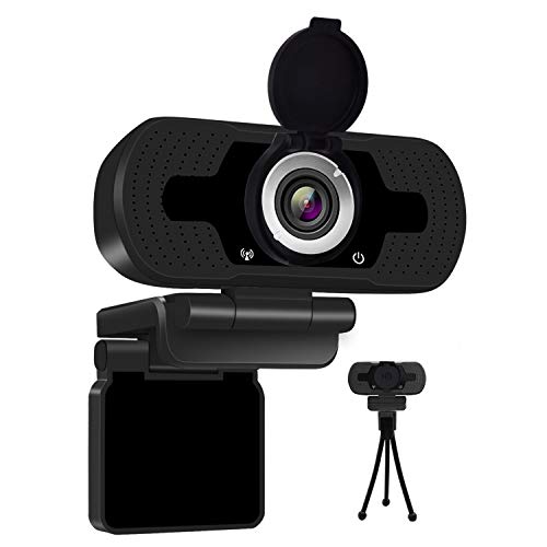 Anivia 1080P Full HD Webcam with Webcam Cover, Cámara para computadora portátil para conferencias y videollamadas, cámara Web Pro Stream con videollamadas Plug and Play, micrófono Incorporado
