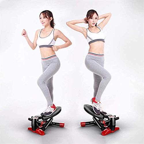 anking Mini Fitness Hidráulico Paso A Paso, Stepper 2 En 1 Cuerdas De Resistencia, Máquina De Pedal Hidráulico Multifuncional Silencioso, Equipo De Gimnasia Deportiva para El Hogar