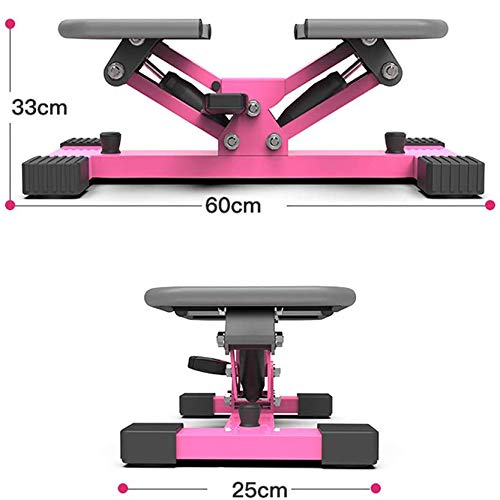 anking Mini Stepper Trainer Fitness Máquina De Ejercicios, Máquinas De Entrenamiento Elípticas Equipo De Fitness Paso A Paso Hidráulico Mini Máquina De Pedal Magnético Multifuncional Mudo